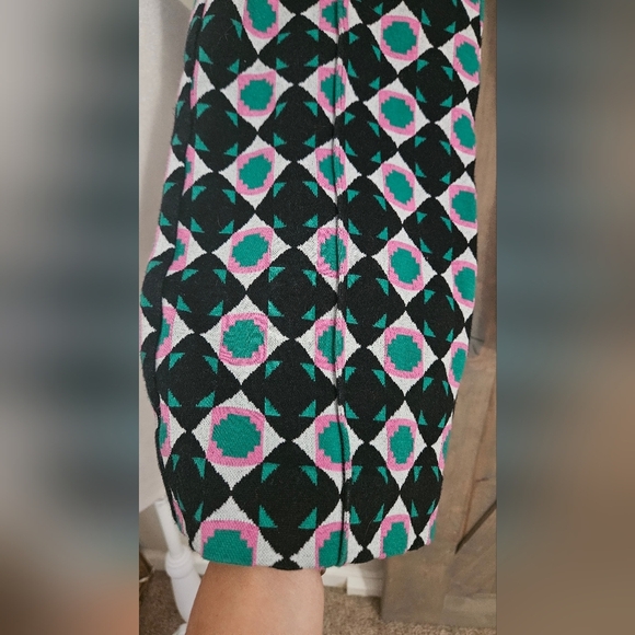 Anthropologie MAEVE The Margot Kick-Flare Cropped Pants In Geo Print. XS - Picture 10 of 14